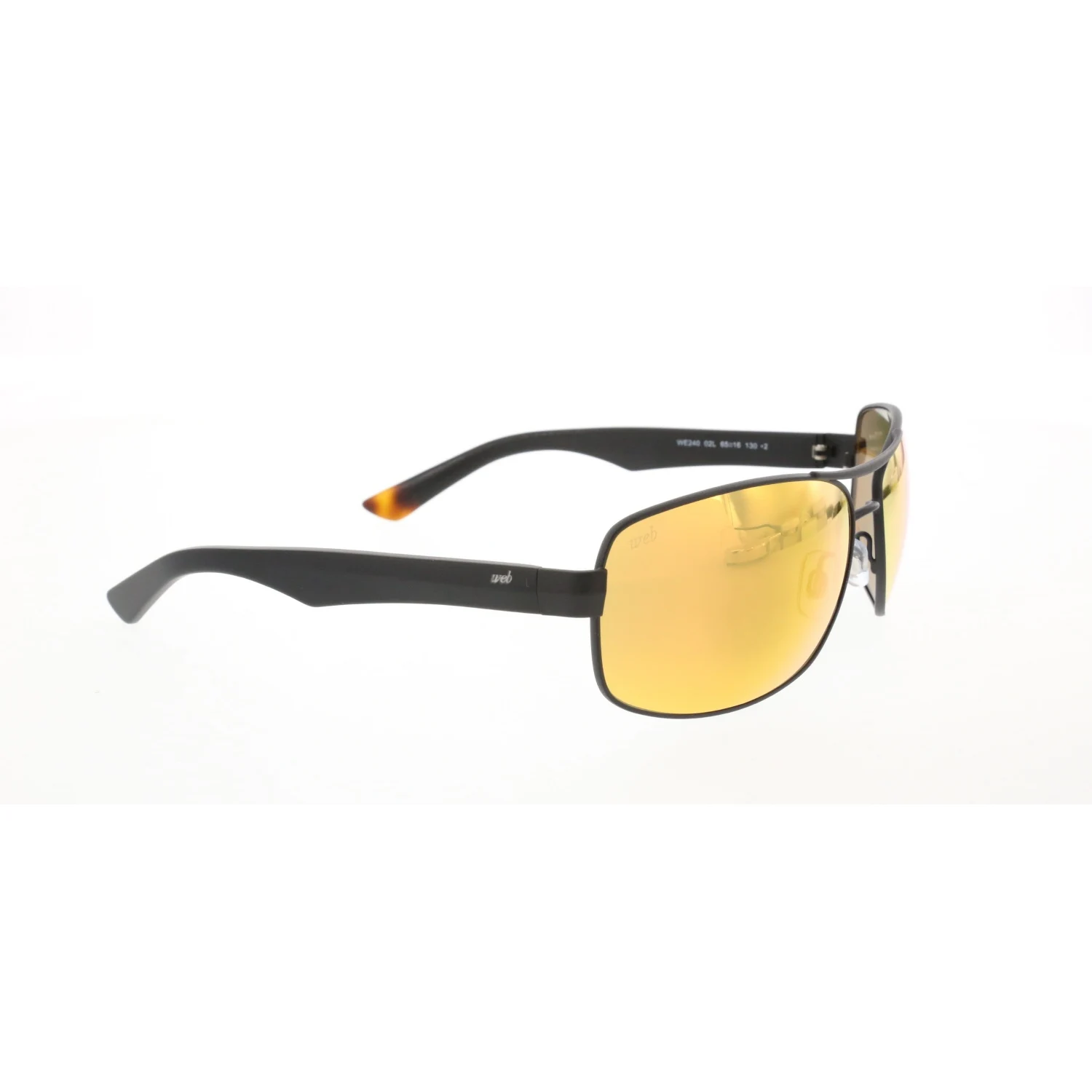 

Men's sunglasses w 0240 02l metal black crystal rectangle rectangular 65-16-130 web