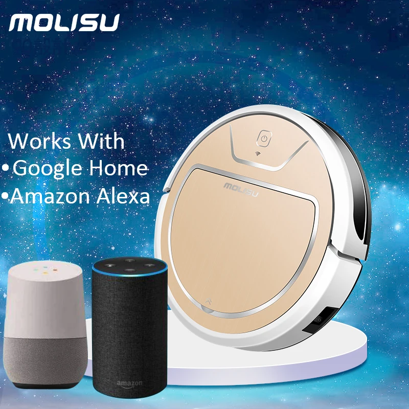 MOLISU V8S PRO ROBOT VACUUM CLEANER 2in1 for pet hair home with Dry and Wet mopping Auto charge WIFI APP Control ROBOT ASPIRADOR