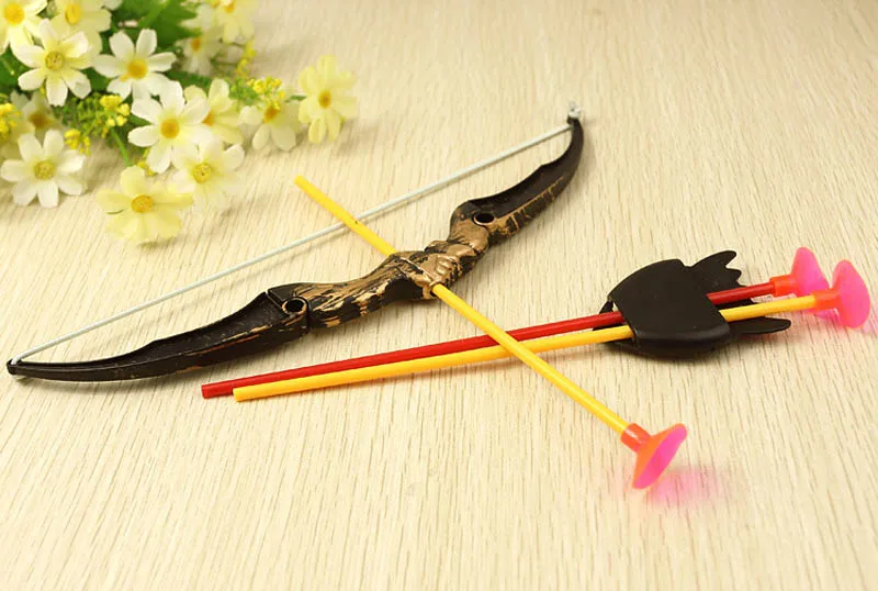 Shooting Outdoor Sports Toys Bow and Arrow Set Children Plastic Toys Outdoor Recreation
