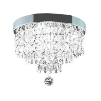 

Modern Crystal Led Ceiling Light Fixture for Indoor Lamp Surface Mounting Ceiling Lamp for Bedroom Dining Room 200Mm White