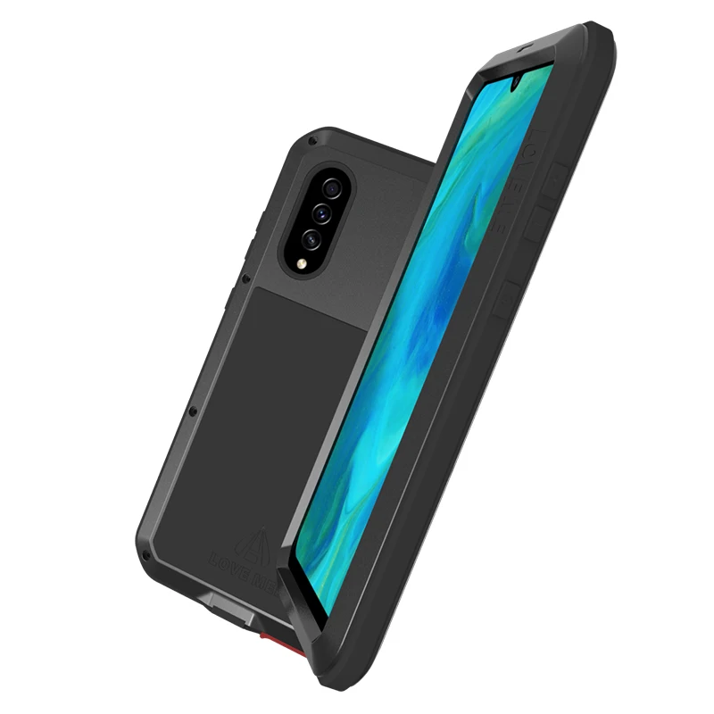 Для SS Galaxy A70s LOVE MEI металлический алюминиевый чехол для samsung Galaxy A70s мощный армированный открытый противоударный водонепроницаемый чехол