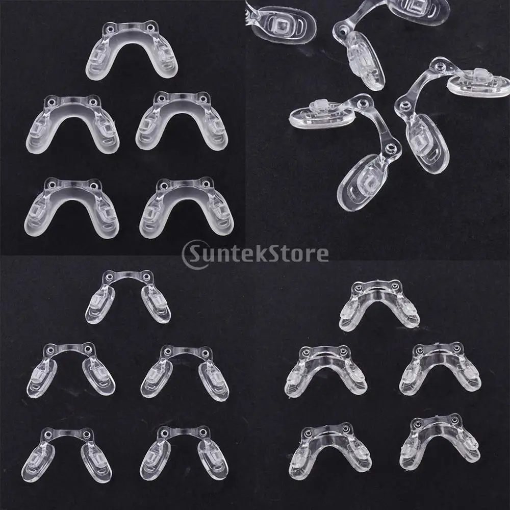 

5 Pairs Kids Eyeglasses Nose Pads Glasses Silicone Nose Pads Non-Slip Thin Nosepads for Glasses Sunglasses