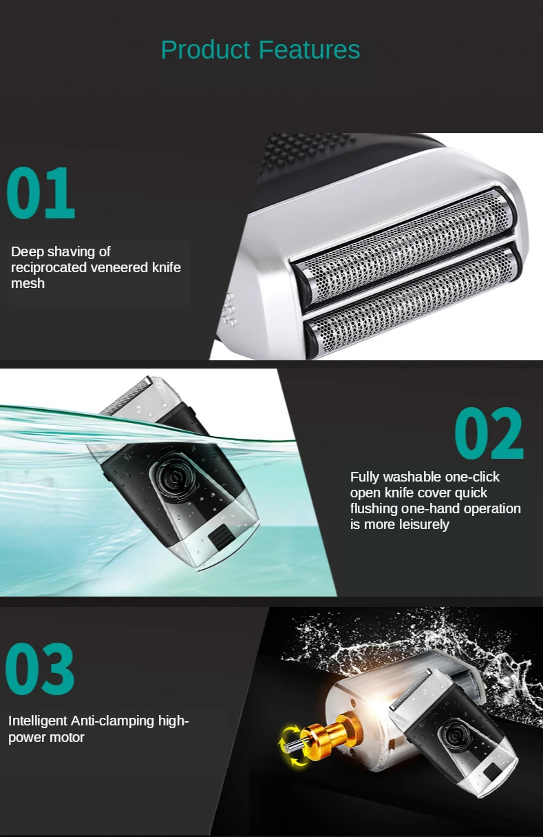 Dupla Para Homens Máquina de Barbear Barbeiro