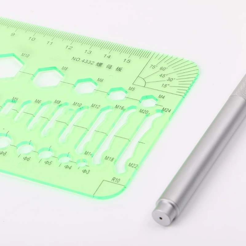 Инструмент для рисования и рисования, геометрический комбинированный шаблон, линейка Pro LX9A