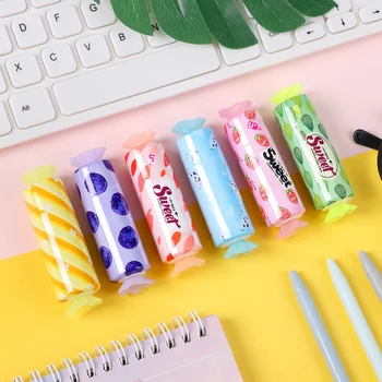 

JIANWU 6pcs/set 5mmX5m Cute Candy Style Correction tape kawaii Student alteration tape School supplies