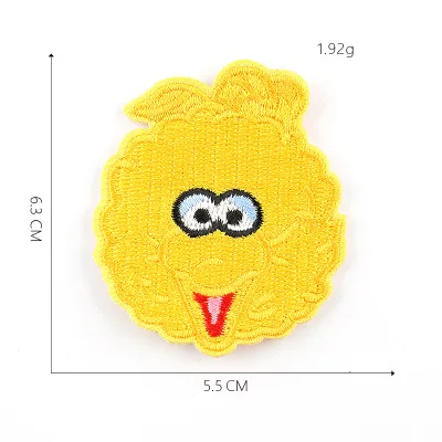 

Оптовая продажа, нашивка с вышивкой монстра, 7x6,5 см, 500 шт.