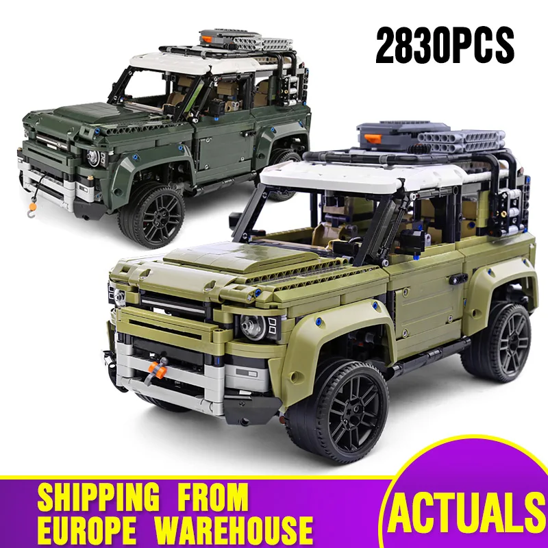 Kopen DHL Technic Auto Compatibel Met Legoing 42110 Land SUV Auto Rover Defender Assemblage Auto Model Kids Kerstmis Speelgoed Bouwstenen