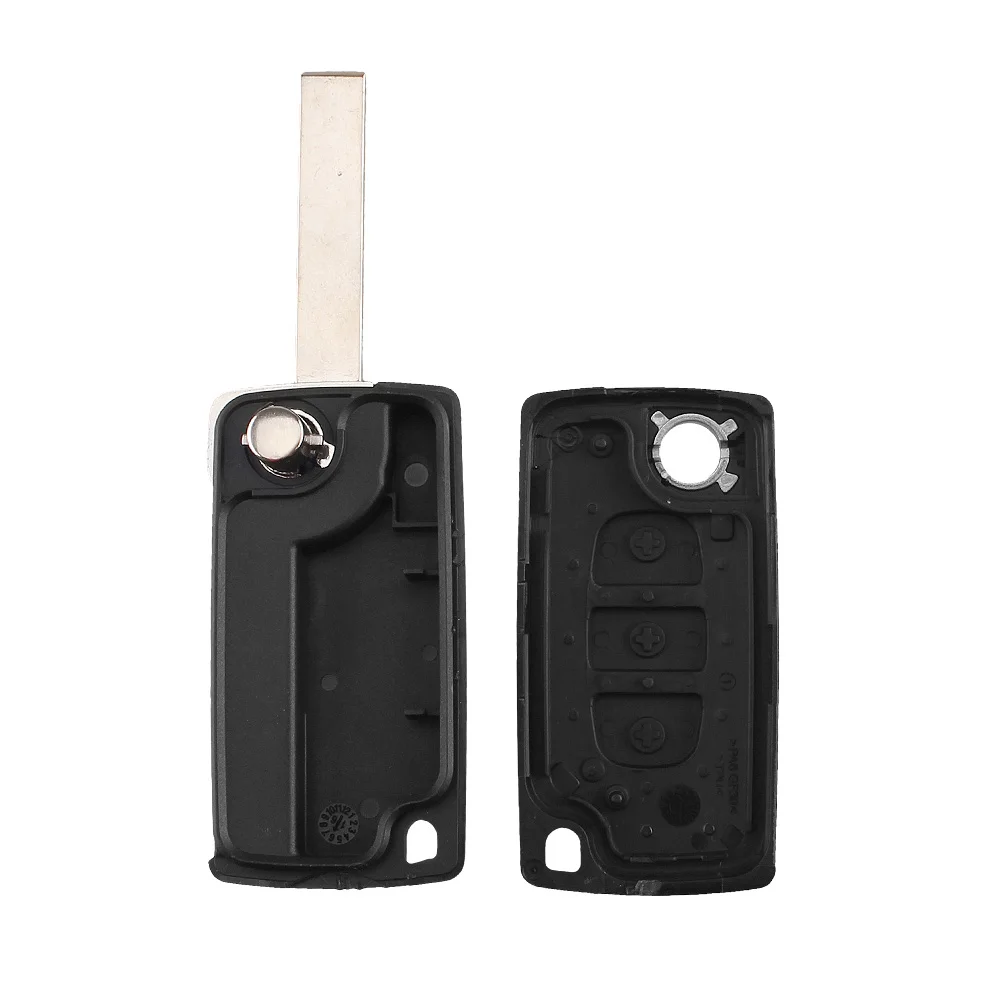 KEYYOU 20x HU83 CE0523 3 кнопки дистанционного ключа оболочки чехол Брелок для PEUGEOT 107 207 307 308