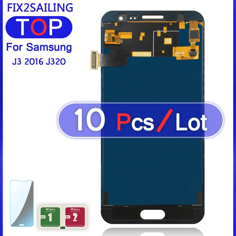 10 шт. ЖК-дисплей для Samsung Galaxy J3 2016 J320F J320H J320M J320FN | Мобильные телефоны и аксессуары