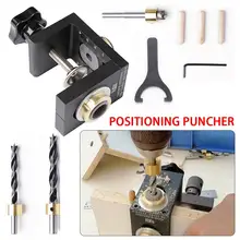 Деревообработка 3 в 1 Дырокол локатор круглого дерева дюбель 08350 2 в 1 инструменты пластины мебель Дырокол тип A