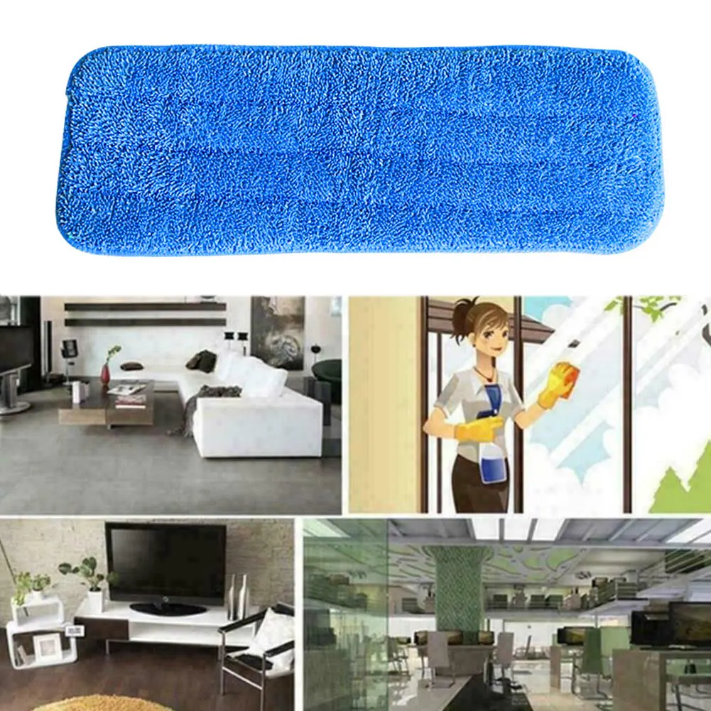Сменный моющийся коврик для швабры из микрофибры для влажной и сухой уборки, многоцелевой, поглощающий воду, сменный, моющийся, удаляющий пыль, домашний, потертый