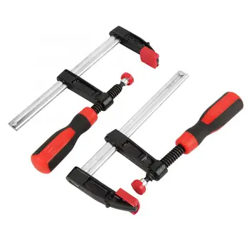

2Pcs Heavy Duty F Clamps Woodworking Bar Clips Quick Slide DIY Hand Tool Kit 50*150mm