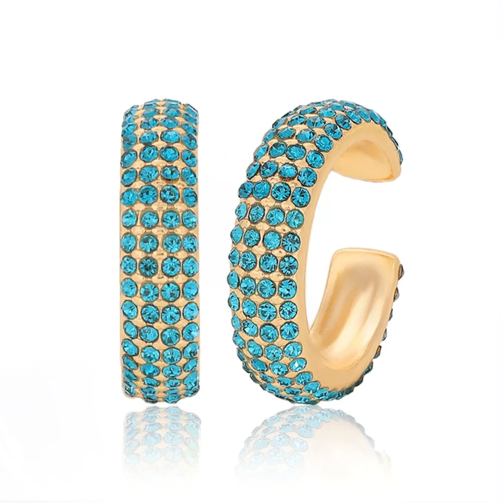 Серьги-кольца Vedawas ZA BA, специальный дизайн, Винтажные серьги Brincos для женщин, подарки,, двойные, Eleven