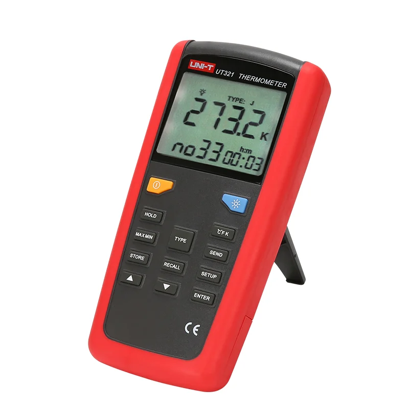 UNI-T UT321/UT325 Contact thermometer Pyrometer Industrial Temperature Meter 2CH Data Logging Test K/J/T/E/R/S/N