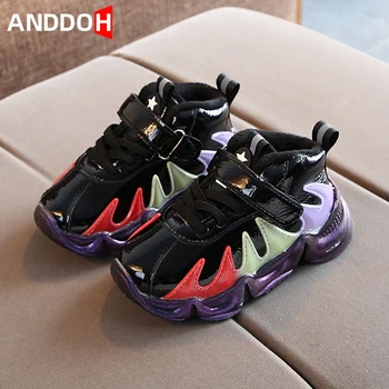 

Size 21-30 Boys Sports Shoes Children Casual Shoes with Lightweight Kids Wear-resistant Sneakers Baby Non-slip Toddler Sneakers