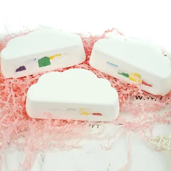 

1pcs Rainbow Bath Salt Ball Baby Skin Care Cloud Bubble Bath for Baby Care Rainbow Bath Toys for Children Oil Effervescent