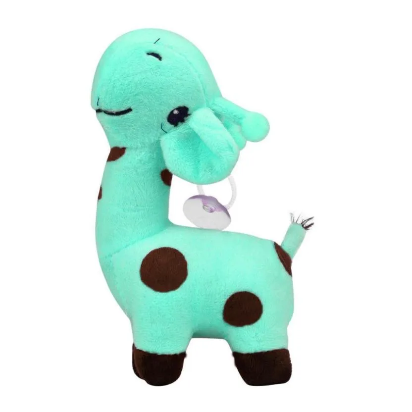 18 см милые детские игрушки Радужный жираф плюшевые игрушки куклы для детей Brinquedos Kawaii подарок для ребенка рождественские подарки - Цвет: Небесно-голубой