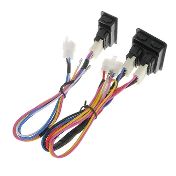 

1 Set Car Power Window Switch Push Button Master Control Wiring Harness