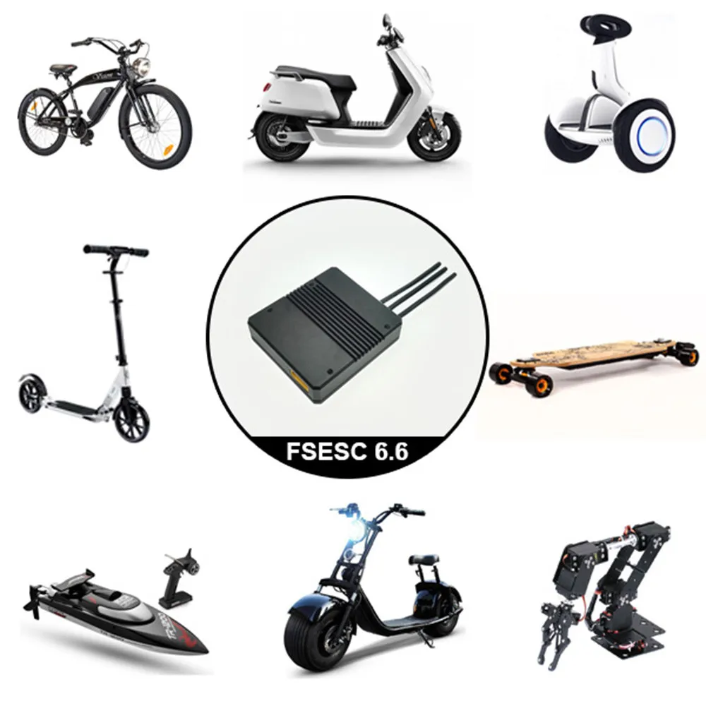 

FLIPSKY FSESC 6.6 Based Upon VESC 6 With Aluminum Case Electronic Speed Control Boat E-bike E-scooter Robot Electric Skateboard