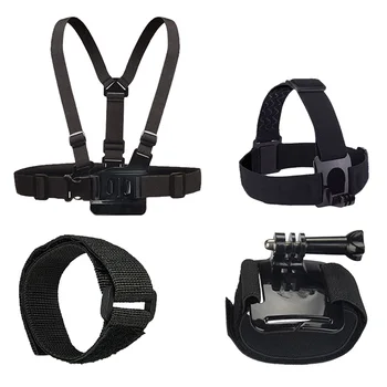 

Gosear 5PCS Sport Camera Accessory Kit with Head Chest Wrist Remote Control Strap Bag for Gopro Hero 7 6 5 4 3 Xiaomi Yi SJ4000