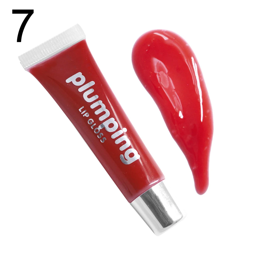 Waterproof Long Lasting Lip Plumper Gloss Oil Moisturizing Lipstick Cosmetics