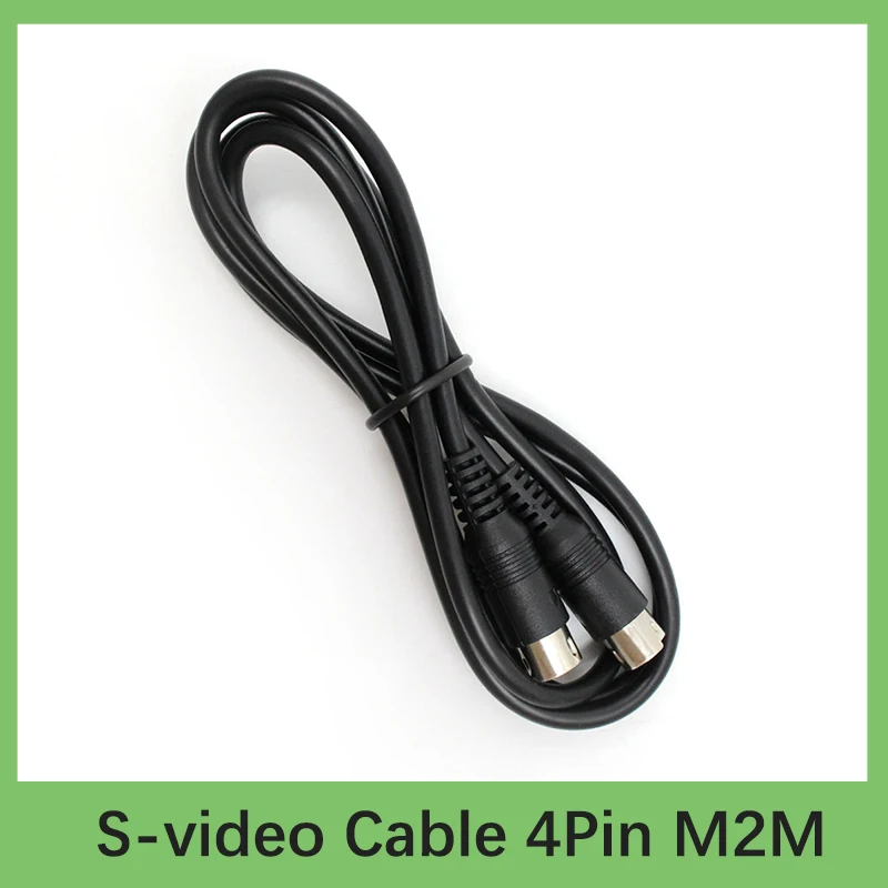 S Cable de vídeo 4 pines macho a macho TV conectar s-video Cable para proyector VCR DVD envío gratis