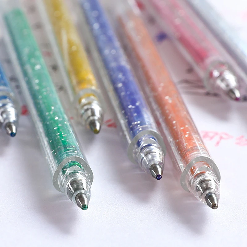 Wholesale Set Glitter Pen Metallic Color Changing Flash Marker Gel Pens  Drawing Scrapbook Album Journal DIY Kawaii Stationery School229H From  Ai827, $14.73