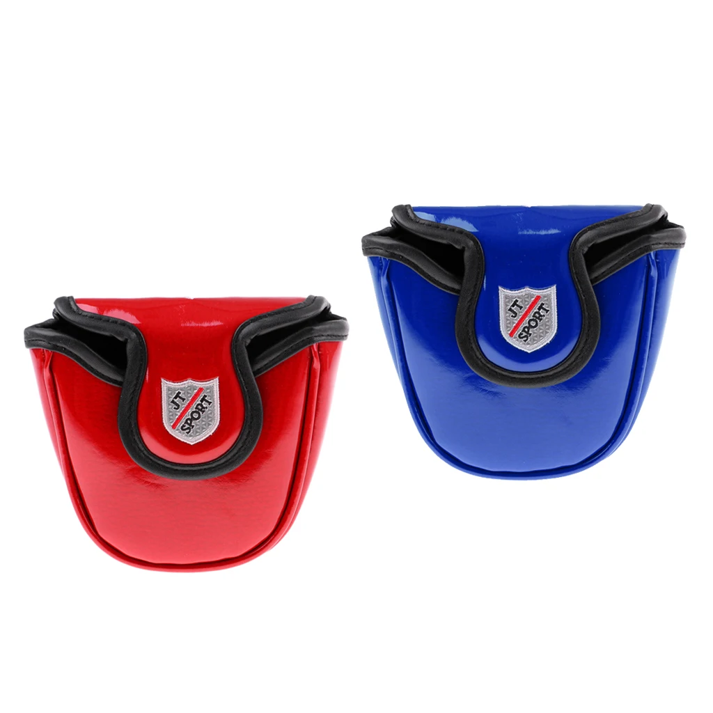 2-Pack Deluxe PU Compact Golf магнитное закрытие Mallet Putter головной Чехол протектор и Череп Скелет шаблон