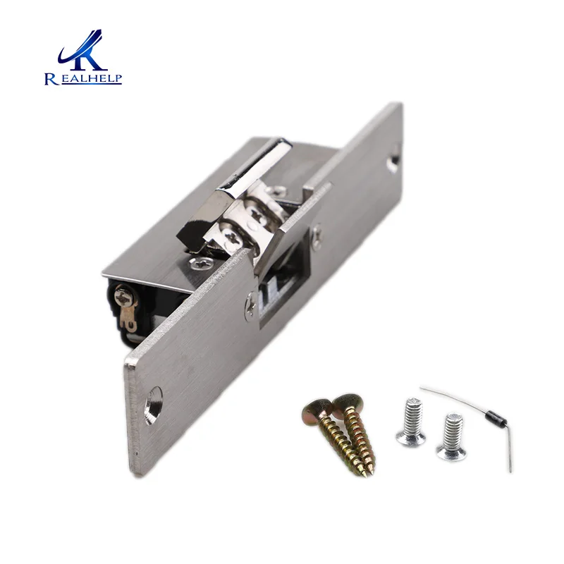 Затвор подходящий для стеклянной двери без рамки заблокированный при заряженном