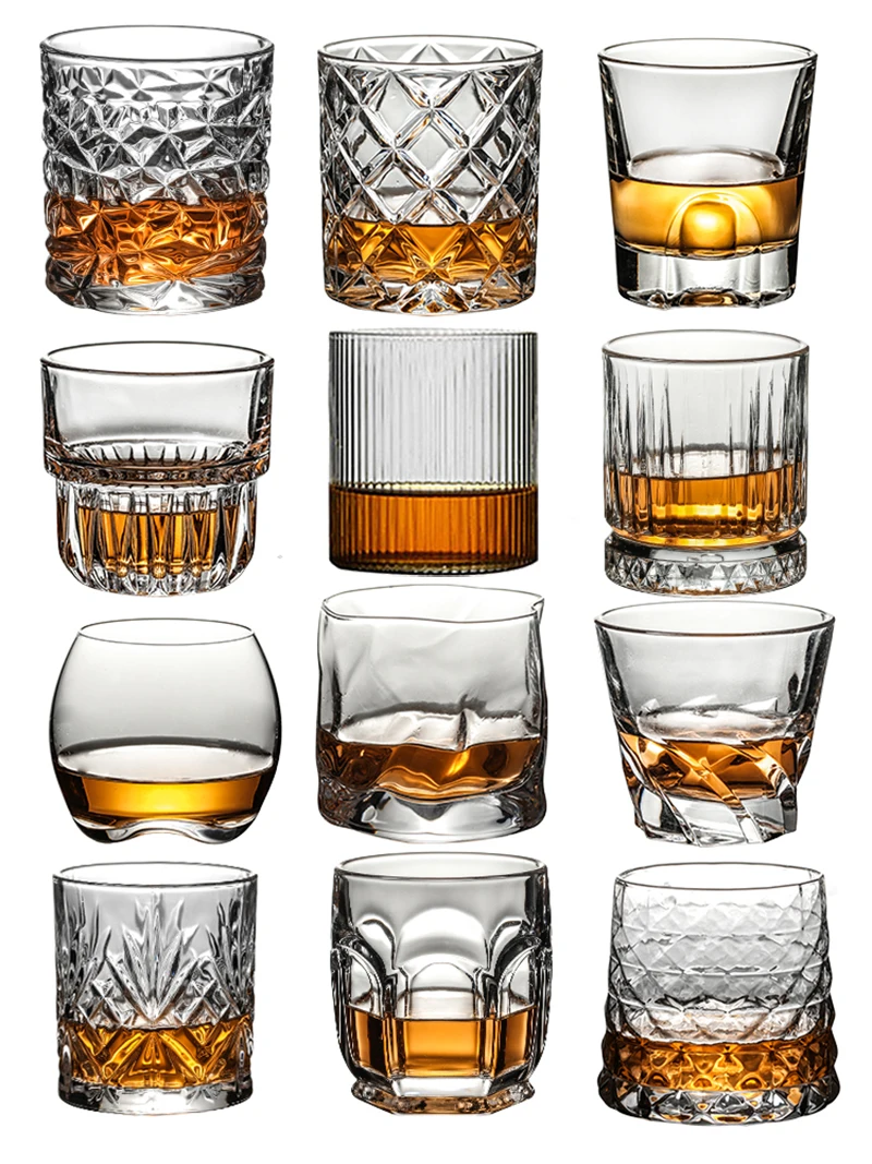 Bicchieri da whisky, bicchieri da Scotch, bicchieri da whisky vecchio stile/regalo perfetto per gli amanti dello Scotch/bicchieri stile per Bourbon/Rum 1