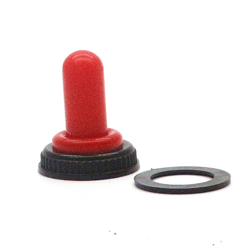 Toowei T700-1 тумблер Водонепроницаемый Колпачок M12* 1,0/пластиковая основа/5 шт в упаковке - Цвет: Красный