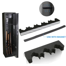 

Foam Gun Rack Multifunctional Portable Rifle Barrel Magnetic Strip Hunting Accessories Indoor Outdoor Wall Mount EVA Gun Holder