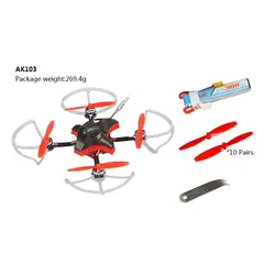 LDARC AK103 109 мм 3S 2,5 дюймов зубочистка FPV гоночный Дрон PNP/BNF F4 FC 12A Blheli_S ESC 25 ~ 200mW VTX Runcam Nano2 камера