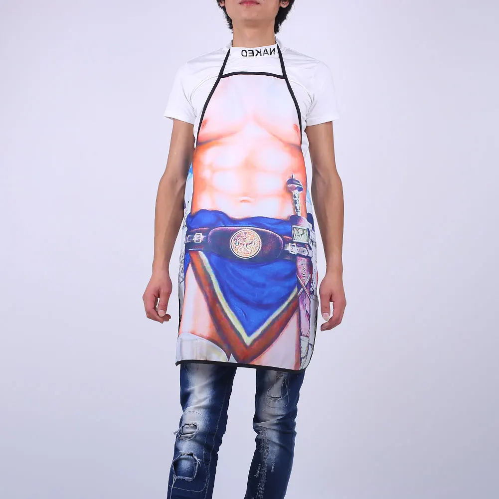 Aprons Polyester Home Colorful Cleaning Protection Men Kitchen Suppliy Funny Oilproof Waterproof Cooking