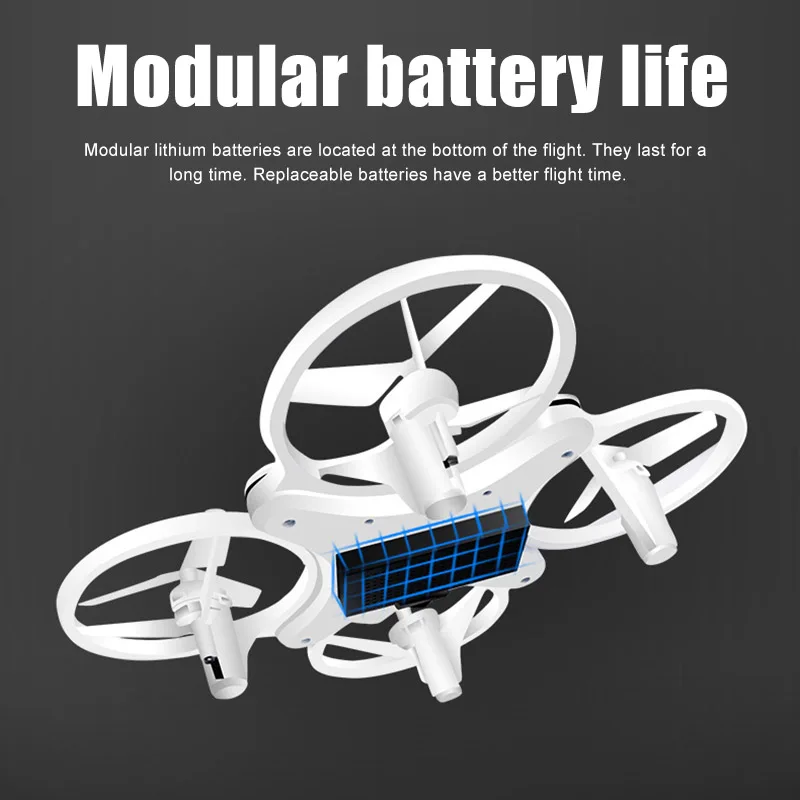 Умные часы Quadcopter Gravity Sense летающая игрушка инфракрасное зондирование жеста пульт дистанционного управления самолет с светодиодный свет S888