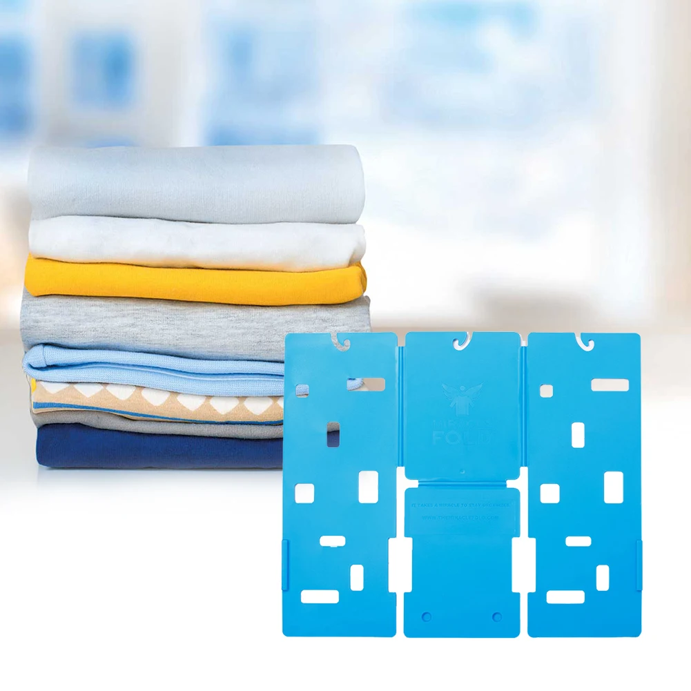 

Pegs Save Time Non Slip Quick Children Organiser T Shirts Folding Board Plastic Adult Clothes Folder Laundry Holder Home #