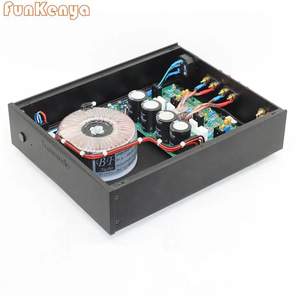 

Обновленный готовый стерео усилитель звука HiFi 70 Вт + 70 Вт на основе цепи усилителя звука Naim NAP200 со стальным трансформатором Nippon