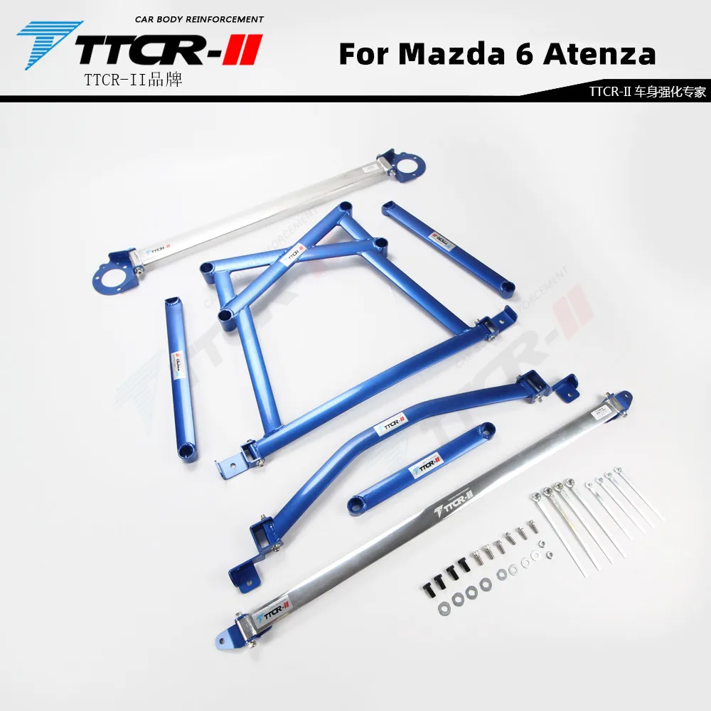Car Parts Front Sway Bar Links Suspension System Reinforcement Accessories Aluminum Alloy Sway Bars Stabilizer Rod Car Chassis Brake Top For Mazda 6 Atenza