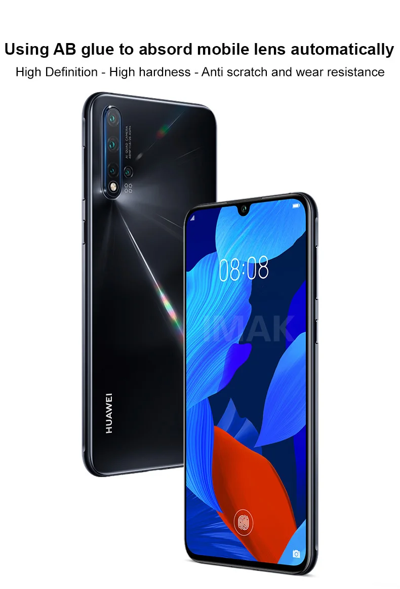 IMAK Задняя крышка объектива камеры закаленное стекло для huawei Nova 3 3i объектив камеры стекло для huawei Nova 5 5i Pro