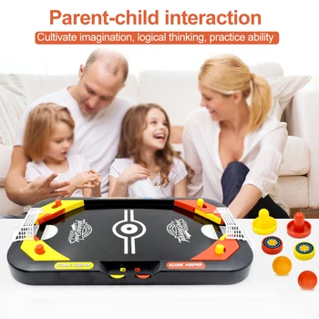 

2 In 1 Tabletop Ice Hockey Board Game Home Mini Intelligence Develop Educational Indoor Children Kids Party Reduce Pressure