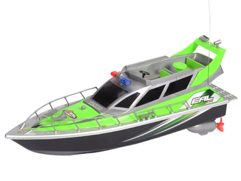 Радиоуправляемая лодка скоростная лодка 1:20 2875F 4 CH зарядная модель игрушки полицейская скоростная игрушечные лодки модель дети ребенок Лучший подарок игрушки