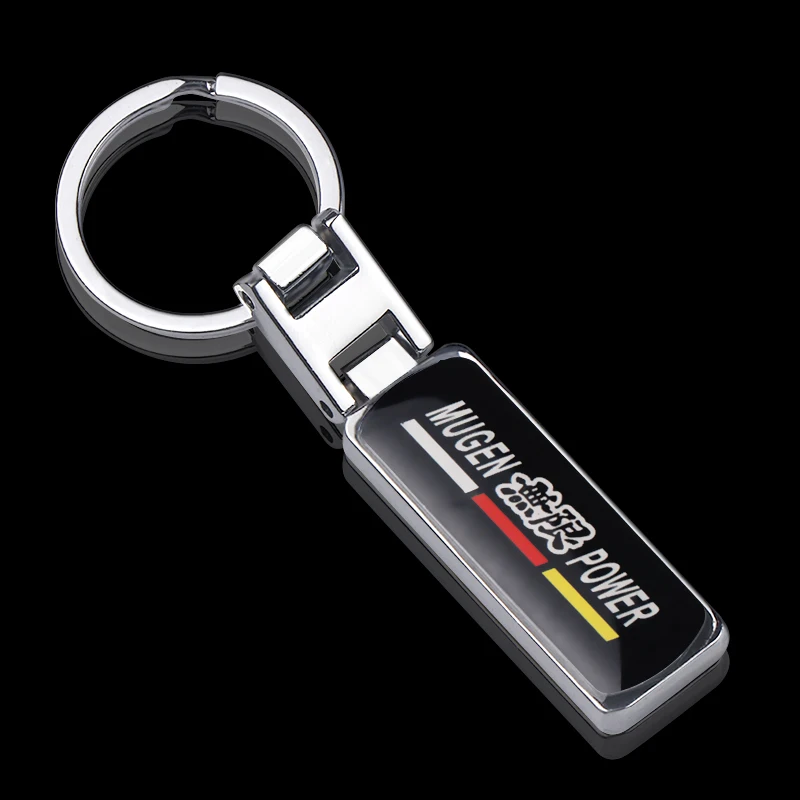 

Car Styling 3D Metal Keychain Keyring Key Chain for Honda MUGEN Power Odyssey CRV City Jade Civic Jazz Accord City Hrv