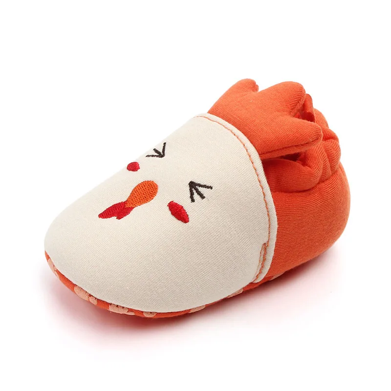 Зимние сапоги для маленьких девочек обувь новорожденного Зима Осень Теплые мягкие носки подошва плюшевые ботиночки