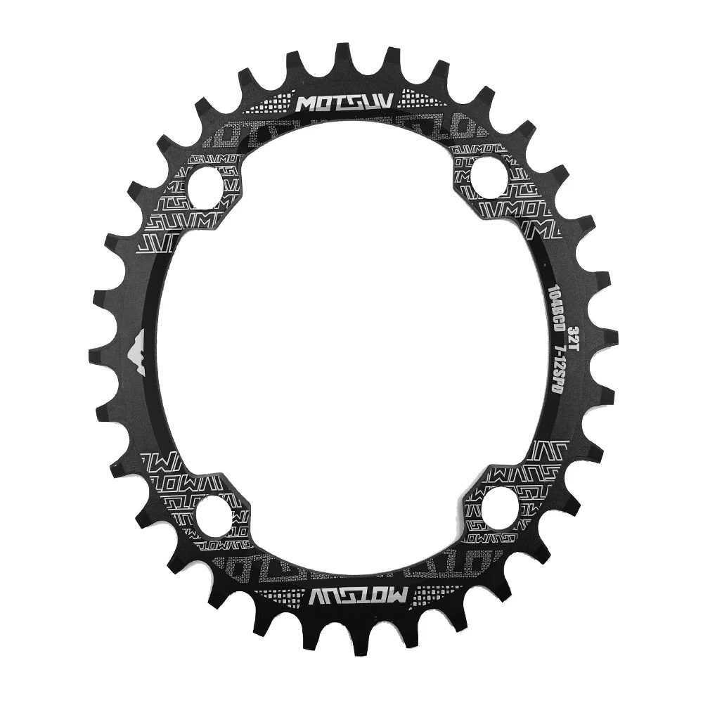 MOTSUV велосипед Crank 104BCD 32 T/34 T/36 T/38 T овальная Звездочка узкий широкий MTB велосипедная Звездочка круг шатунная пластина запчасти для велосипеда