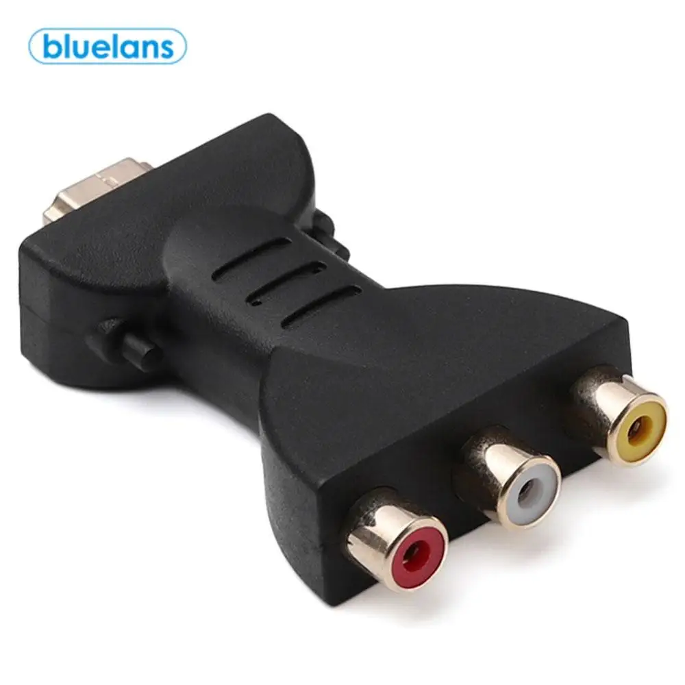 720P/1080p HDMI-совместимый штекер на 3 RCA гнезда композитный AV аудио видео адаптер