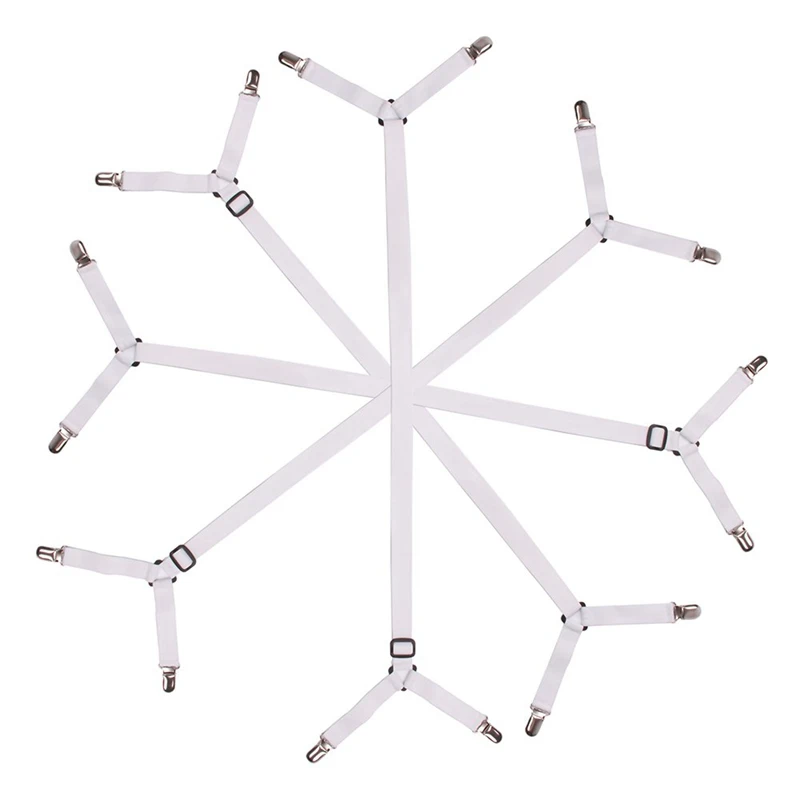 PHFU-4Pcs крепеж для кровати зажимы подтяжки ремни лист крест-накрест регулируемые подтяжки захват держатель крепеж зажимы комплект