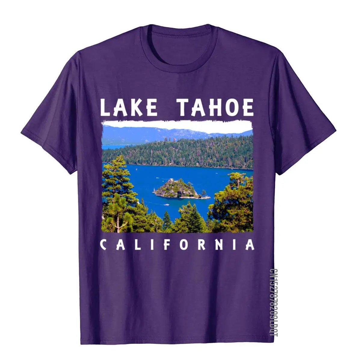 Lake Tahoe California Emerald Bay Sweatshirt__B8568purple