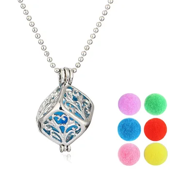 

10pcs New Aromatherapy Jewelry Essential Oil Diffuser Necklace Tree of Life Open Perfume Lockets Pendants Aroma Diffuser