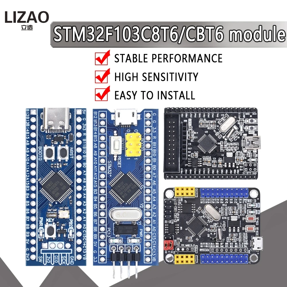 Модуль платы разработчика минимальной конфигурации для Arduino Mini STM8 Type C STM32F103C8T6