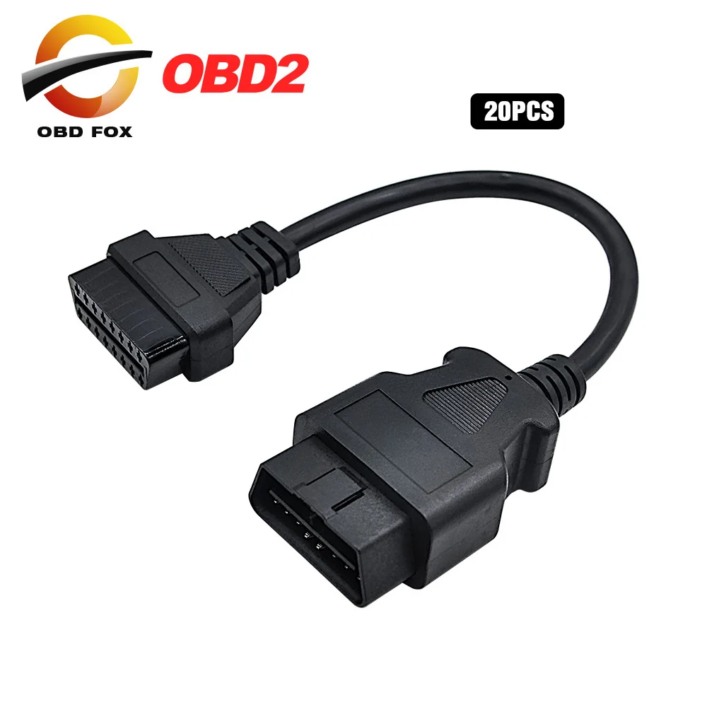 10 шт./лот для GM Daewoo 12 Pin OBD2 OBDII штекер 16 женский автомобильный диагностический